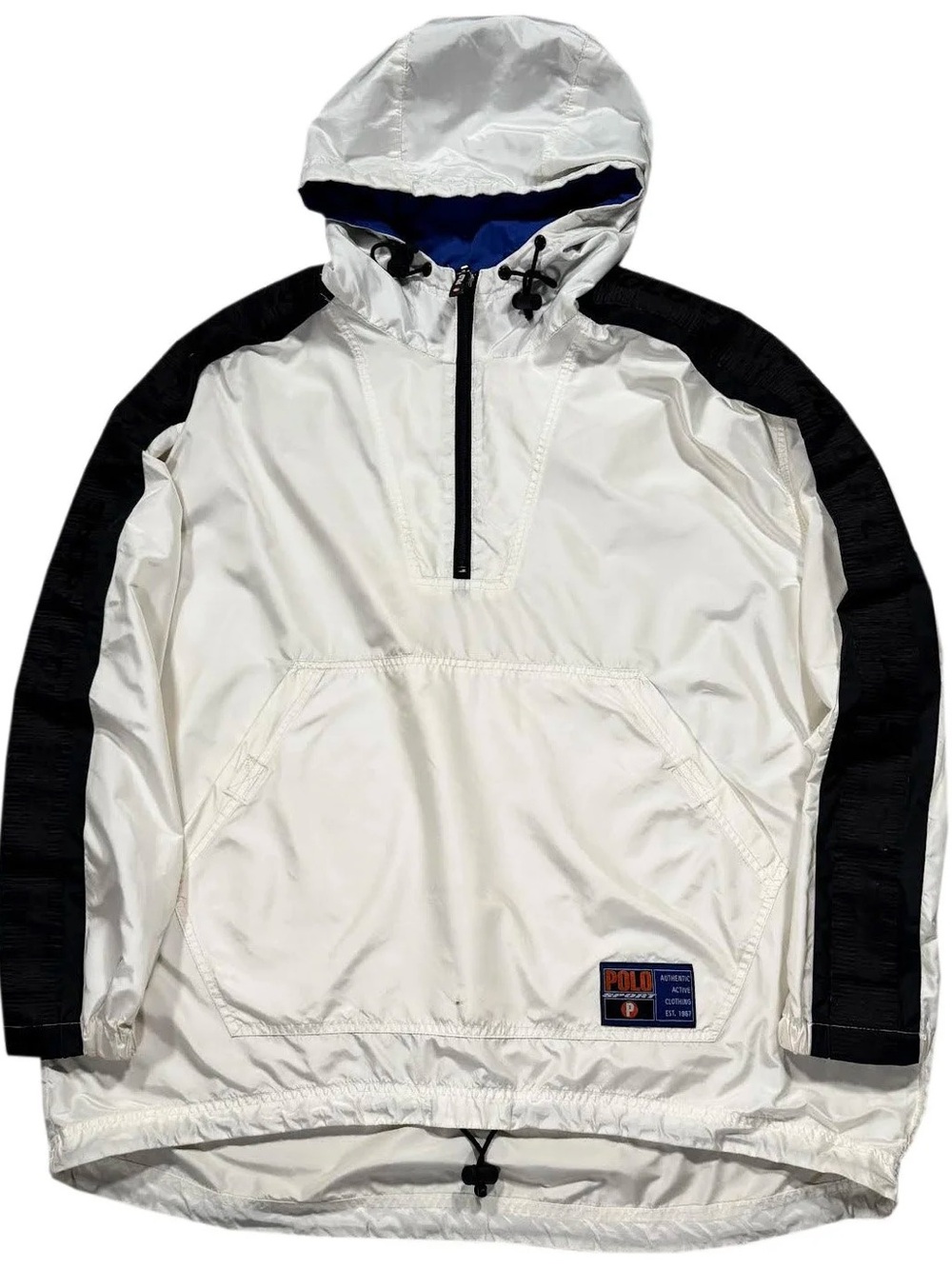 Vintage Polo Sport Ralph Lauren 1/4 Windbreaker Jacket (Size XL )